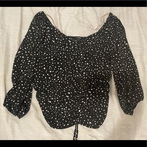 PaperMoon Long Sleeve Crop top